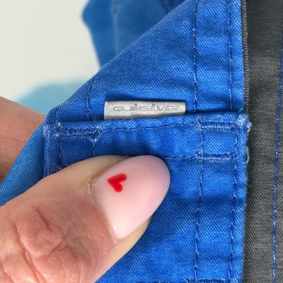 Quiksilver Gradient Blue Board Shorts Boys Size 12 - Picture 6 of 14